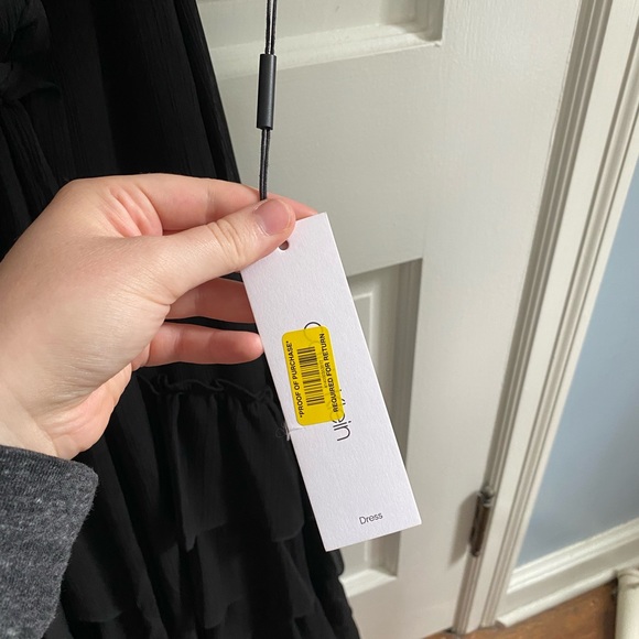 Black Ruffled Dress - Picture 4 of 5